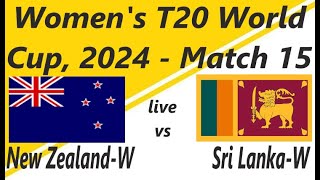 New ZealandW vs Sri LankaW Womens T20 World Cup 2024  Match 15 [upl. by Ainos]