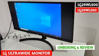 LG Ultra Wide Monitor Unboxing and Review  LG Ultrawide Monitor [upl. by Oiramd]