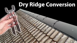 Replace or Relay Ridge Tiles  Install a Dry Ridge System [upl. by Nnaeirb464]