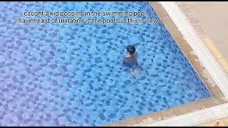 A kid pooping in pool Must watch then this happen shorts [upl. by Linc]