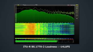 ITUR BS17702 ラウドネス比較（30LUFS～0LUFS） [upl. by Catto480]