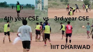 4th Year CSE vs 3rd Year CSE  IIIT DHARWAD Intra Sports [upl. by Daveta]