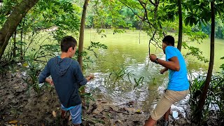 Pesca y Aventura de Muchos Peces quotNiños Pescandoquot y Compitiendo Por [upl. by Hoag341]