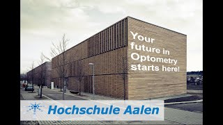 Your future in Optometry starts at Aalen University [upl. by Oneill]