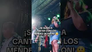 ¡SE SUBIÓ A CANTAR CON LOS MÉNDEZ DE PILÓN 😲😯😮 agrupacionmusical conciertos2024 parati fyp [upl. by Vince]