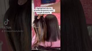 Clip ins with highlights [upl. by Vitia382]