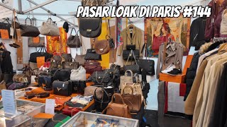 Tur pasar loak di Paris  Pedagangnya tetap nyapa meskipun udah lama gak ketemu [upl. by Gnaw]