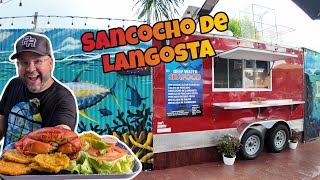 SANCOCHO DE LANGOSTA Juey Dormio y PEJE PUERCO  DEEP WATER Un Food Truck Con Sabor a MAR 🇵🇷🦞🦈 [upl. by Ellinad]