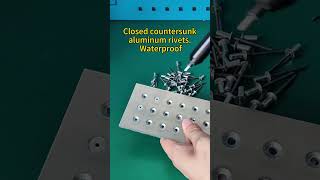 Closed countersunk head aluminium rivet，Waterproof rivet [upl. by Lirva]