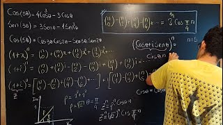 Quaisquer ângulos para cosθn e senθn Usando números complexos e Binômio de Newton  Aula 6 [upl. by Aztiraj]