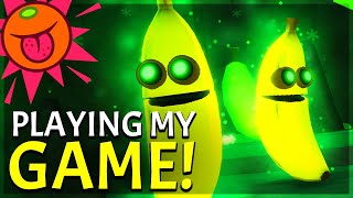 I PLAY MY GAME Roblox Banana Eats [upl. by Ahsercal]