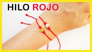 Pulsera HILO ROJO de la PROTECCION❤ [upl. by Meenen494]