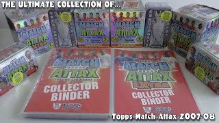 RETRO VIDEO Match Attax 200708 Cards THE ULTIMATE COLLECTION GUIDE [upl. by Redmer422]