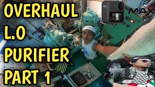 OVERHAUL LO PURIFIER PART 1 MITSUBISHI SELJECTOR TYPE 114086 [upl. by Hayikat170]