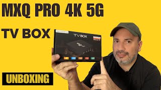 Producto de moda TV BOX MXQ PRO 4K 5G unboxing [upl. by Naryb545]