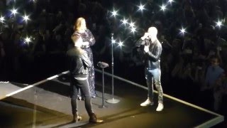 Adele  Wedding proposal  Make You Feel My Love live  Hallenstadion Zurich 1752016 [upl. by Annabella271]