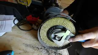 Bench Grinder Wire Wheel Installation [upl. by Anayad365]