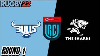 Bulls vs Sharks URC Rd1 Rugby 22 [upl. by Marsland441]