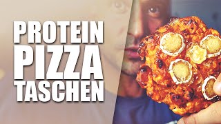 PROTEINZPIZZATASCHEN  einfacher amp günstiger Snack für unterwegs [upl. by Harshman]