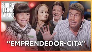 ¡La emprendedora más joven del programa 🤯  Shark Tank Mexico [upl. by Tihom]