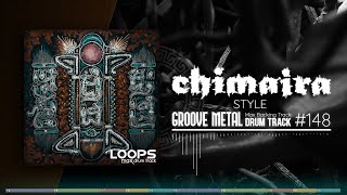 Groove Metal Drum Track  Chimaira Style  90 bpm [upl. by Ebbie]