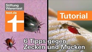 Tutorial 6 Tipps gegen Zecken amp Mücken [upl. by Arretal]