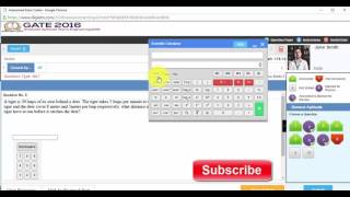 GATE Tutorial  Final Examination and Virtual Calculator with Mock Test [upl. by Banks]