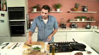 How to Cook Beef Steak with Stilton Sauce  Aaron Craze [upl. by Eire]