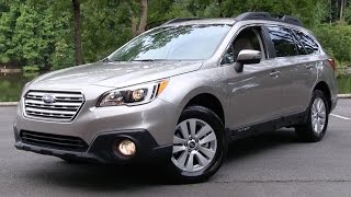 20152016 Subaru Outback 25i Premium Start Up Road Test and In Depth Review [upl. by Josh]