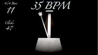 35 BPM Metronome [upl. by Hgielar271]