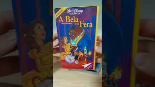 Coleção A Bela e a Fera thebeautyandthebeast disney disneyplus vhs vhscollector bluray cinema [upl. by Eelinej]