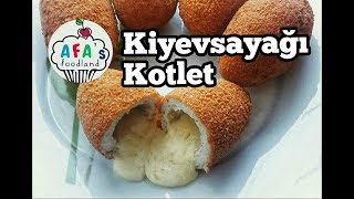 Kiyevsayağı kotlet necə hazırlanır Kiyevsayağı kotletinin resepti I Afas foodland az [upl. by Naoh]