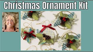 Christmas Ornament Kit from Stampin Up [upl. by Hyacinth]