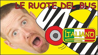 Le Ruote del Bus  Italiano per Bambini  Canzoni di Steve and Maggie Italiano [upl. by Lenora137]