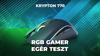 Genesis Krypton 770 RGB gamer egér teszt [upl. by Shaylyn717]