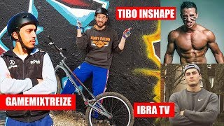 LE MEILLEUR A VÉLO  Tibo Inshape IBRA TV GAMEMIXTREIZE [upl. by Krefetz]