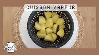 CUISSON VAPEUR MONSIEUR CUISINE  POMME DE TERRE 🥔🥔🥔 [upl. by Hniht]