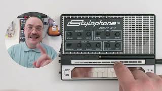 Stylophone Gen X1 Walkthrough and audio demo for beginners [upl. by Ynittirb]