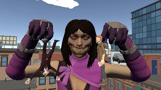 VRChat Oculus Quest 2 BackSpace map starring Mileena [upl. by Ailimaj]