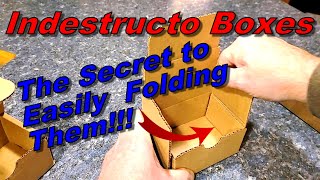 The Secret to How to Fold an Indestructo Box [upl. by Yrogerg221]