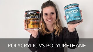 Polycrylic or Polyurethane How and When to Apply  This or That DIY  Wood Finishing Basics [upl. by Bencion]