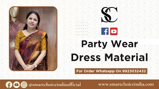 Party Wear Dress Material Collection partywear dressmaterials dress material collection [upl. by Marsh]