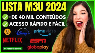 🟡 Melhor Lista M3U Em 2024  Lista M3u Gratis 2024 Lista M3U Smart TV Lista M3u Grátis M3U IPTV [upl. by Court914]