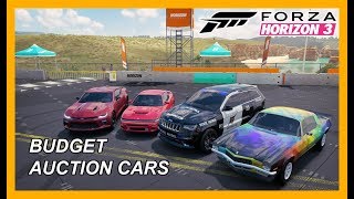 Cheapest Auction Cars Challenge  Forza Horizon 3 [upl. by Marisa]