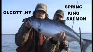 SPRING SALMON TROLLING  Olcott  NY [upl. by Sutniuq]