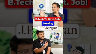 🔥BTech to Govt Job Journey🤩Engineering Graduate Interview Shorts GovtJob BTech Eng BITSPilani [upl. by Nnyrb]