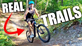 I Tried Mountain Bike Trails on my Velotric Summit 1 Ebike [upl. by Chaim]