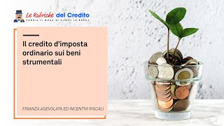 Il credito dimposta ordinario su beni strumentali caratteristiche di base [upl. by Adian]