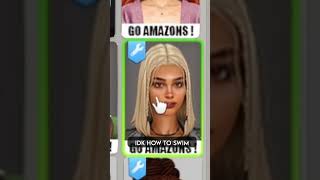 CAS TikTok Challenge Makes my Sim did i do it good 😳 shorts [upl. by Ahsiram796]