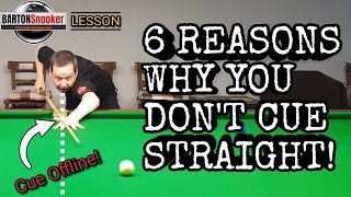 6 Tips For Straighter Cueing  Snooker Lesson [upl. by Yraeht]